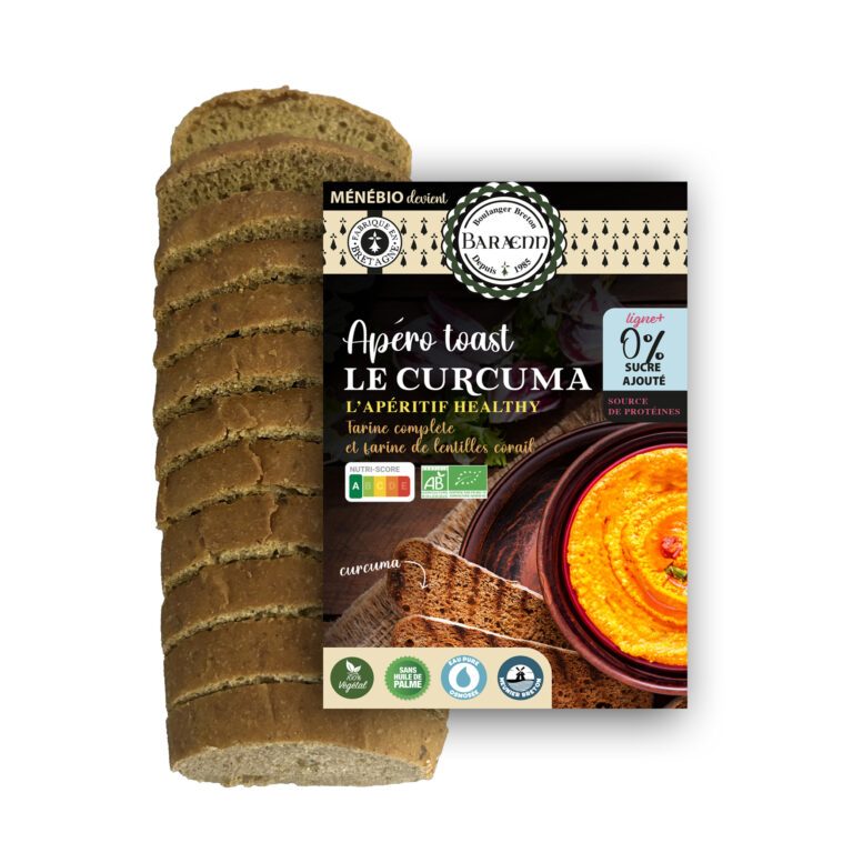 nouveau produit pain de mie lapero toast curcuma