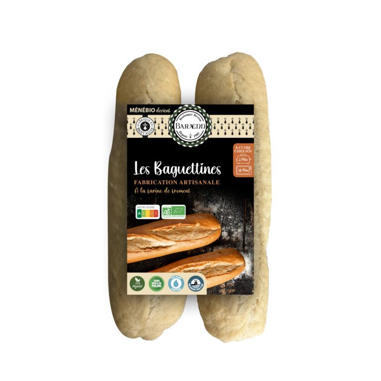 nouveau produit pain precuit les baguettines