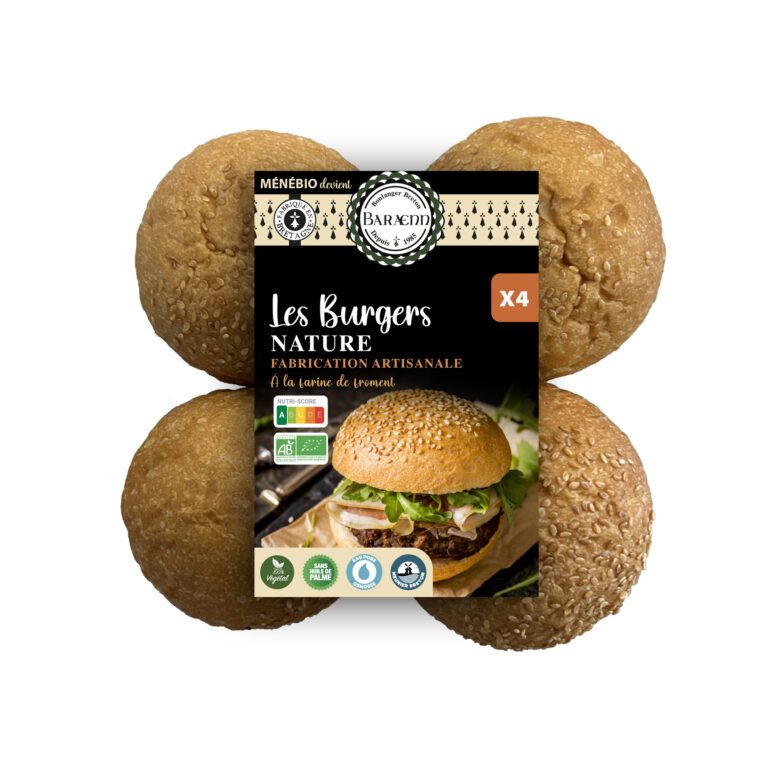 nouveau produit snacking les burgers nature